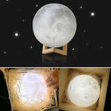 3D Print Night Moon LED Lamp