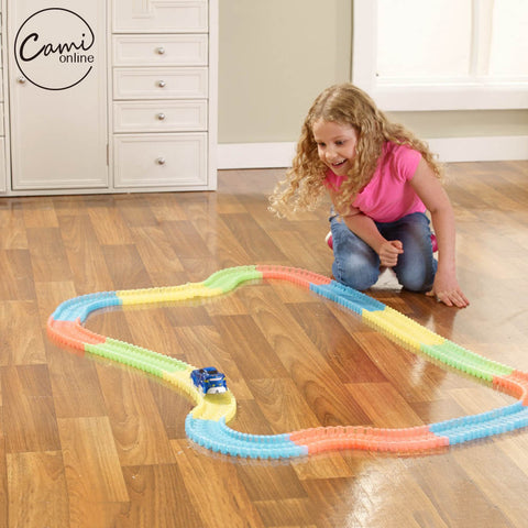 240 Pcs Kid Colorful Plastic Race Track